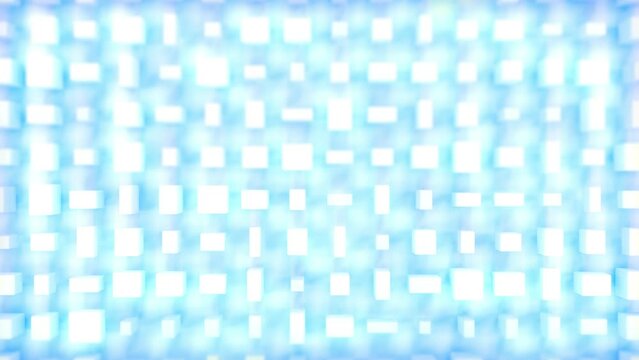 affectionate sky blue 3D blocks shuffle - abstract geometric background - loop video