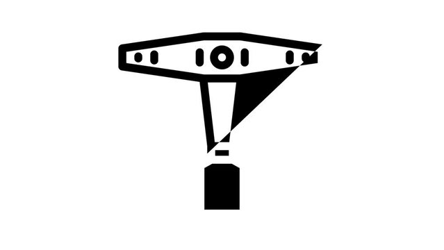 drum key line icon animation