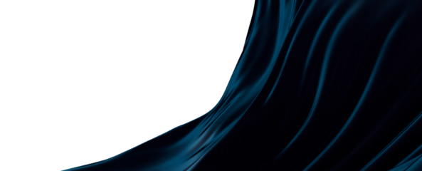 abstract blue wave background, night simple and elegant 3d render wallpaper