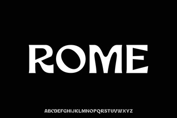 Plakat Elegant and unique serif display font vector