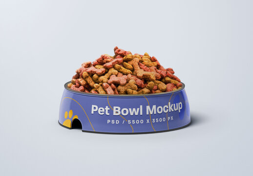 Pet Bowl Mockup