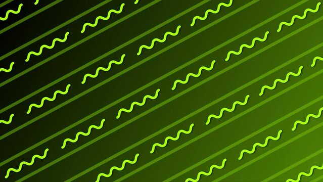 light green color parallel squiggly line pattern background
