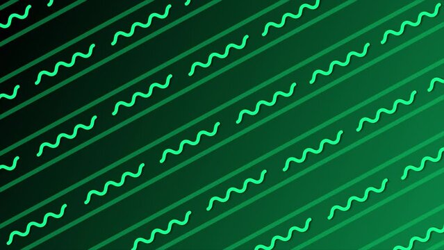 bluish green color parallel squiggly line pattern background