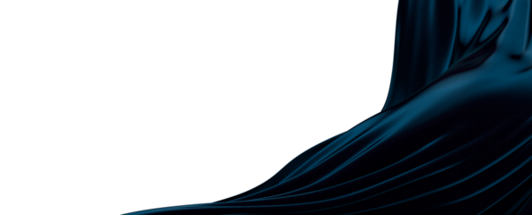 blue wave abstract background 3d rendering flat design style