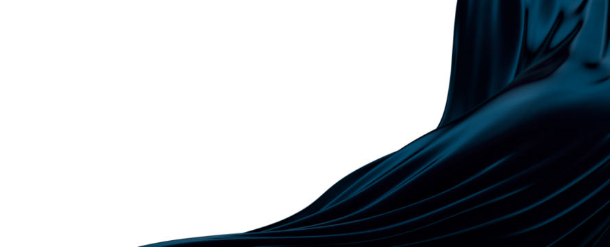 blue wave abstract background 3d rendering flat design style