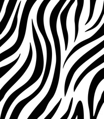 Fototapeta na wymiar Zebra vector pattern seamless animal print, zebra skin on textile.