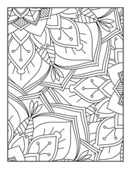 Floral Mandala Coloring Page, Flower Mandala Coloring Page for Adults, mandala flower coloring pages.