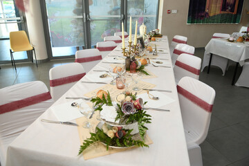 Décoration d'intérieur pour un mariage