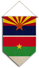 burkinafasso flag relation country hanging fabric travel immigration consultancy visa transparent arizona