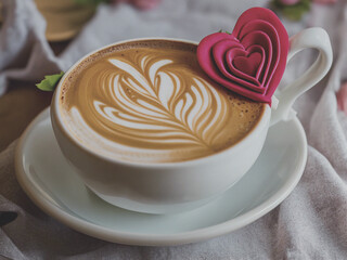 cup of coffee with chocolate