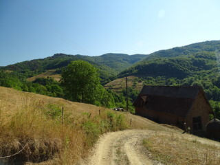 landscape in the mountains