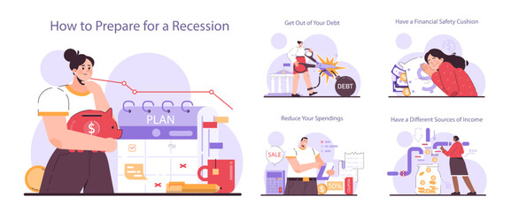 How to prepare for recession set. Effective tips in conditions of economic