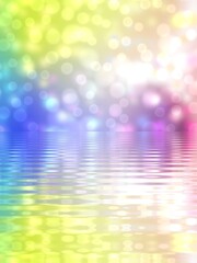 abstract background with bokeh