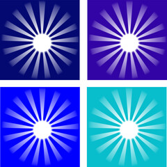 Fondo de reflejo de colores