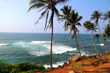 Beautiful ocean in Sri Lanka