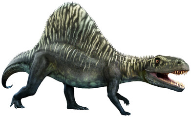 Fototapeta premium Arizonasaurus from the Triassic era 3D illustration