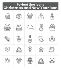 Christmas and New Year icon Set - I