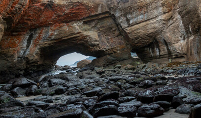 Devils Punchbowl, Oregon Coast, USA
