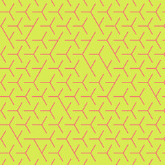  Hexagonal Maze pattern abstract illustration