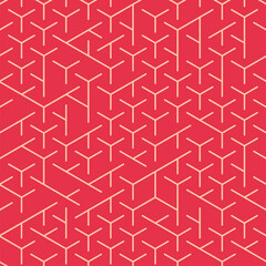  Hexagonal Maze pattern abstract illustration