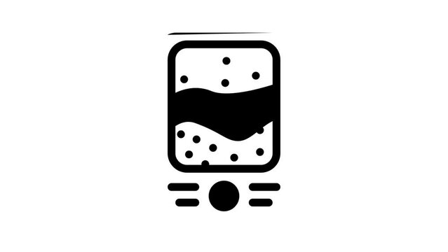 sounder diver electronic gadget glyph icon animation