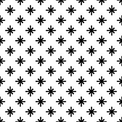 Black and white seamless pattern texture. Greyscale ornamental graphic design. Mosaic ornaments. Pattern template. Vector illustration. EPS10.