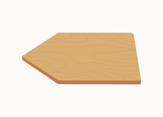 Board. The texture of wood. Wooden material. Background vector.   Presentation podium. Layout, cosmetics stand, pedestal. Place for text.