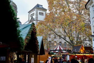 christmas market in the city