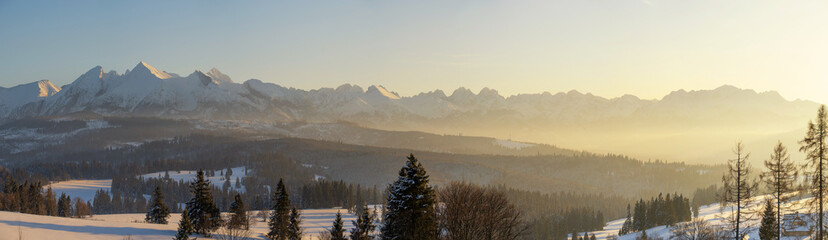 High Tatras - the highest alpine part of the Tatras.	 - obrazy, fototapety, plakaty