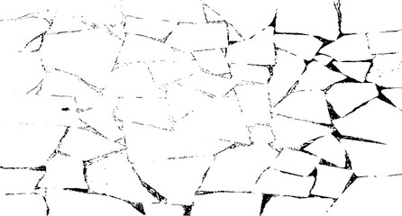 Scratched and Cracked Grunge Urban Background Texture Vector. Dust Overlay Distress Grainy Grungy Effect. Distressed Backdrop Vector Illustration. Isolated Black on White Background. EPS 10.