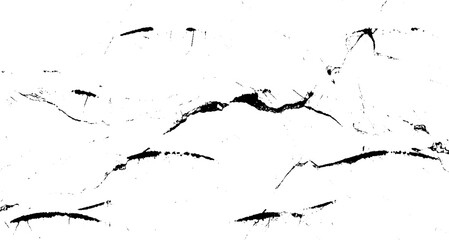 Scratched and Cracked Grunge Urban Background Texture Vector. Dust Overlay Distress Grainy Grungy Effect. Distressed Backdrop Vector Illustration. Isolated Black on White Background. EPS 10.