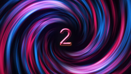 3D Digital Galaxy background, red and blue waves. Abstract Wave Background. Red Blue Tunnel. Space Motion, Swirl. 3D Digital Galaxy. 3D Digital Galaxy. Countdown 3 2 1