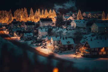 Fototapeta na wymiar Norway christmas