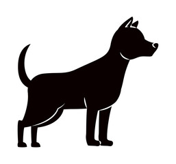 dog silhouette icon