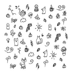 Fototapeta premium set of icons for design
