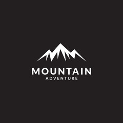 vector mountain and outdoor adventure logo