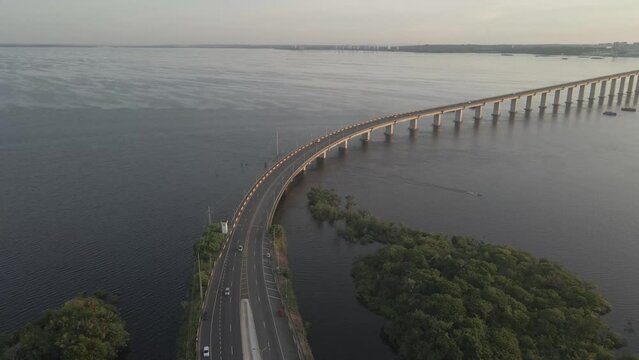 Manaus Bridge, Amazonas, Brazil