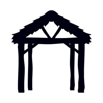 manger wooden stable