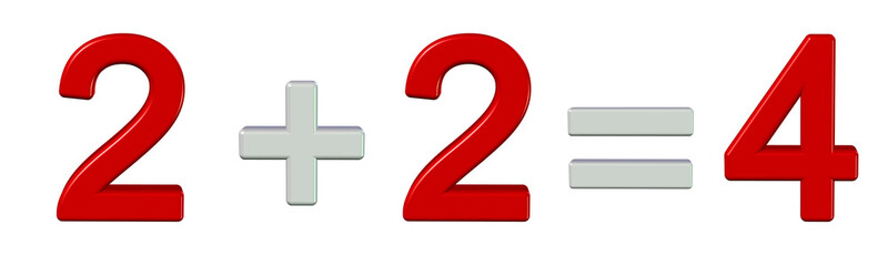 2+2= 4