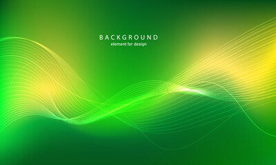 Abstract background. Wave element for design. Digital frequency track equalizer. Stylized line art. Colorful shiny wave with lines created using blend tool. Curved wavy line smooth stripe. Vector.