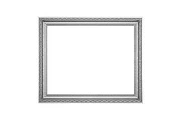 Large decorative glod frame isolated