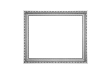 Large decorative glod frame isolated