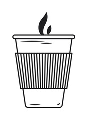 disposable coffee cup