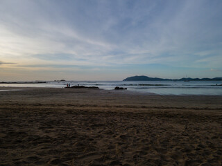Beautiful aerial view of Tamarindo Beach and Town in Guanacaste Costa Rica