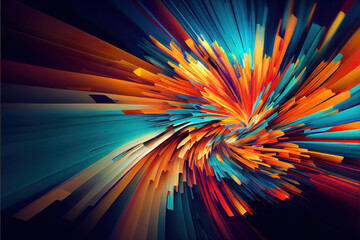 Obraz premium beautiful abstract colorful background as header wallpaper