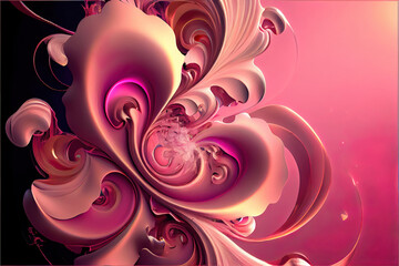 abstract background with swirls