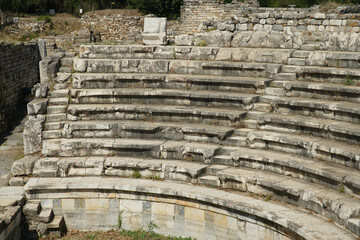 Bouleuterion, Council House in Aphrodisias Ancient City in Aydin, Turkiye