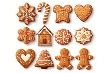 gingerbread cookies and gingerbread
