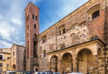 Fototapeta premium Lucca, Italy. Church of St. Roman, consecrated 1282