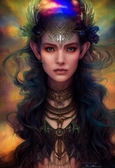 Elven Goddesses of Science and Magic
